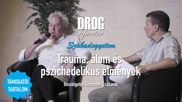 Trauma, álom és pszichedelikus élmények: Beszélgetés Szummer Csabával | Drogriporter Szabadegyetem